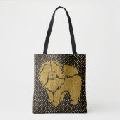 SPARKLY THANG Chow faux sac fourre-tout métallique (Devant)