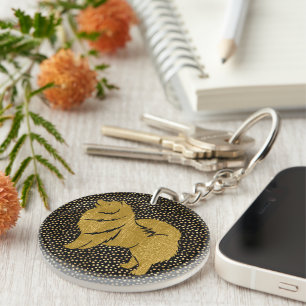 SPARKLY THANG LAPPHUND acrylic sleutelhanger