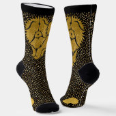 SPARKLY THANG ROUGH CHOW Faux metallic sokken (Gebogen)