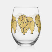 Sparkly Thang Rough Chow Stemless wijnglas Wijnglas Zonder Voet (Links)