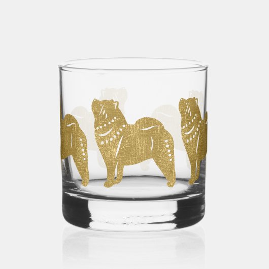 Sparkly Thang Smooth Chow Rocks Glas (Links)