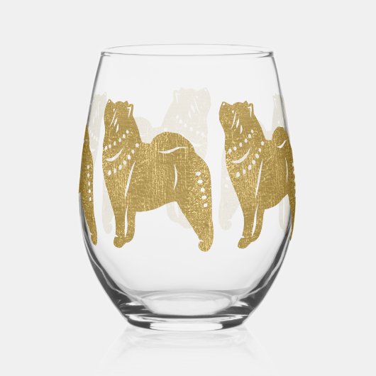 Sparkly Thang SmoothShow Stemless wijnglas Wijnglas Zonder Voet (Achterkant)