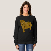 SPARKLY THANN SMOOOTH Chow faux metallic shirten Trui (Voorkant volledig)