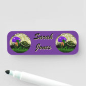 Sparkly Turtle Classic Name Tag (In situ)