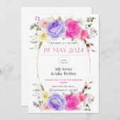 Sparks Fly Soiree Mariage Invitation En Ligne (Devant / Derrière)