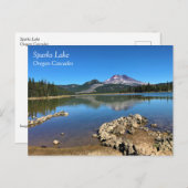 Sparks Lake, Bend, Oregon Briefkaart (Voorkant / Achterkant)