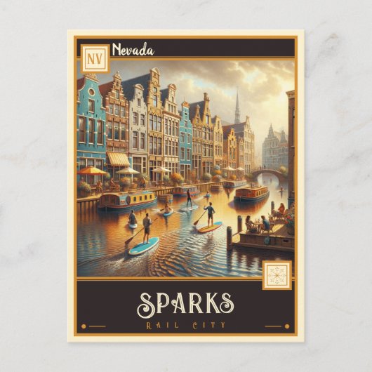 Sparks, Nevada |  Briefkaart (Voorkant)