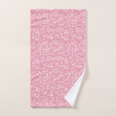 Sparks wit en roze glitter bad handdoek (Handdoek)