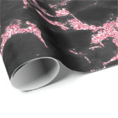 Sparks wit en roze glitter cadeaupapier (Rol Hoek)