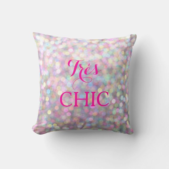 Sparksia Fuchsia Very CHIC Coussin (Recto)