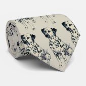 Sparky Dalmatian Dog Stropdas (Opgerold)