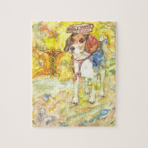Sparky De Beagle gaat naar de medische school Legpuzzel
