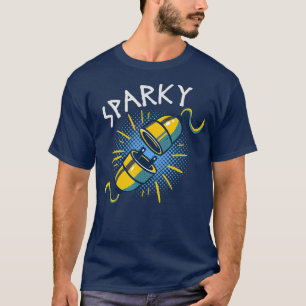 Sparky een grappig cadeau voor elektriciens t-shirt