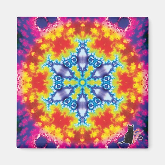 Sparky Kaleidoscope Magnet Magneet (Voorkant)