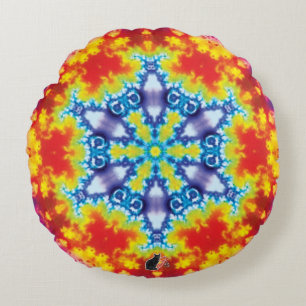 Sparky Kaleidoscope Rond Kussen