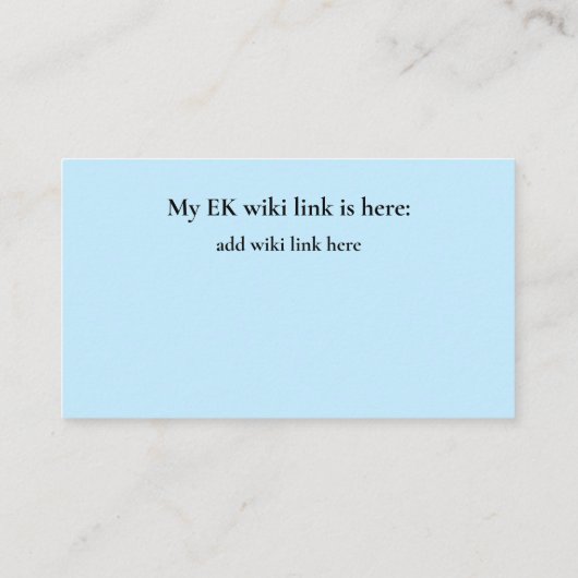 Sparky Visitekaartje (Achterkant)