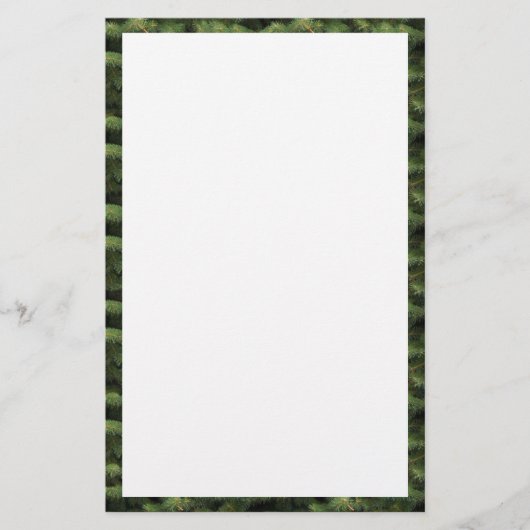 sparrenboomrand briefpapier (Voorkant)