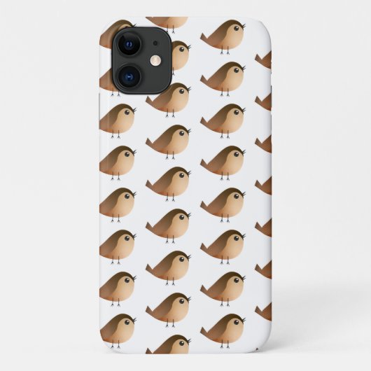 Sparrow Bird Cartoon Case-Mate iPhone Case (Achterkant)