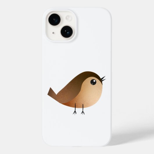 Sparrow Bird Cartoon Case-Mate iPhone Case (Achterkant)