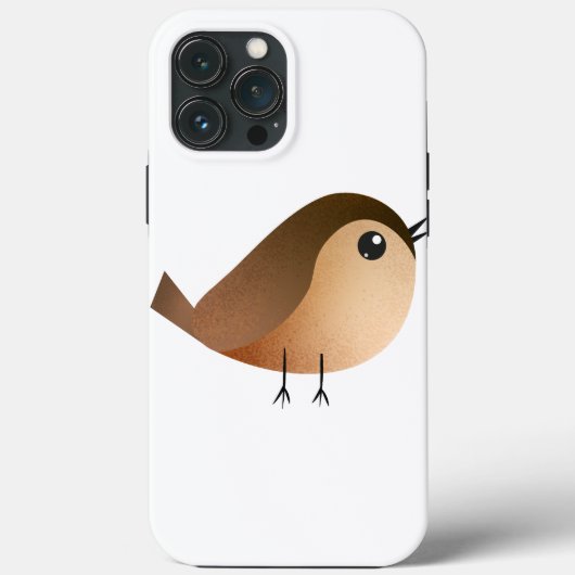 Sparrow Bird Cartoon Case-Mate iPhone Case (Achterkant)