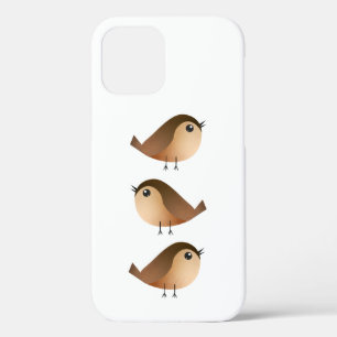 Sparrow Bird Cartoon iPhone 12 Pro Hoesje