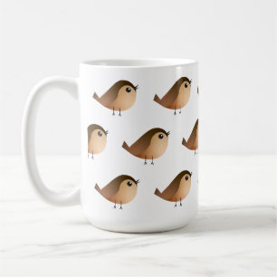 Sparrow Bird Cartoon Koffiemok
