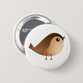 Sparrow Bird Cartoon Ronde Button 5,7 Cm (Voorkant /achterkant)