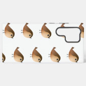 Sparrow Bird Cartoon Samsung Galaxy Hoesje (Achterkant horizontaal)