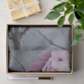 Sparrow Bird Cherry Blossom Branch Chinoiserie Tissuepapier (Geschenk)