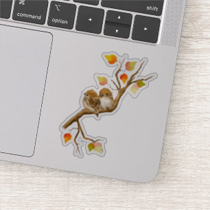 Sparrow Birds op maat gesneden vinyl Stickers