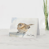 Sparrow - Carte Anniversaire (Devant)