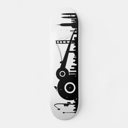 Sparrow city skateboard (Voorkant)