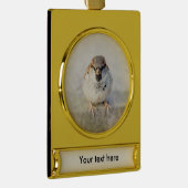 Sparrow - De Warrior Verguld Banner Ornament (Rechts)