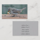 Sparrow-foto Visitekaartje (Voorkant / Achterkant)