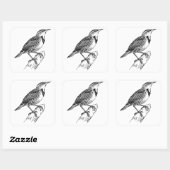 Sparrow-Great Sparrow Vêtements/Sparrow Sticker (Feuille)