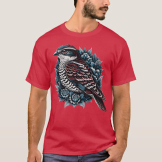 Sparrow Hawk roofvogel voor fervente vogelliefhebb T-shirt
