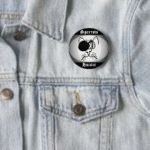 Sparrow Hunter Pirate Kat Ronde Button 5,7 Cm (In situ)
