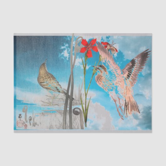 SPARROW JAPANESE WEEFSUE TISSUEPAPIER (Voorkant)