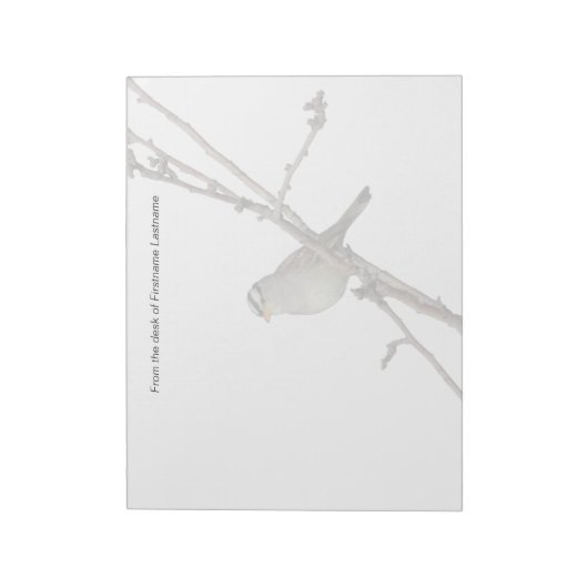 Sparrow on a branch Notitieblok (Gedraaid)