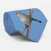 Sparrow on a branch Stropdas (Opgerold)