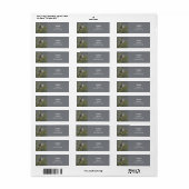 Sparrow on Branch Photo Mosaic Pattern Natuur Etiket (Full Sheet)