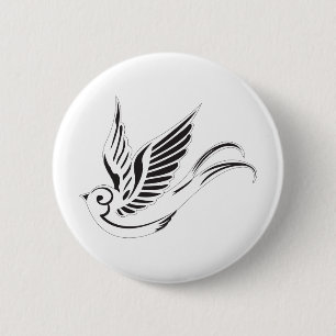 Sparrow Ronde Button 5,7 Cm