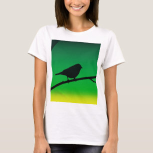 Sparrow Silhouette op Limonene T-shirt
