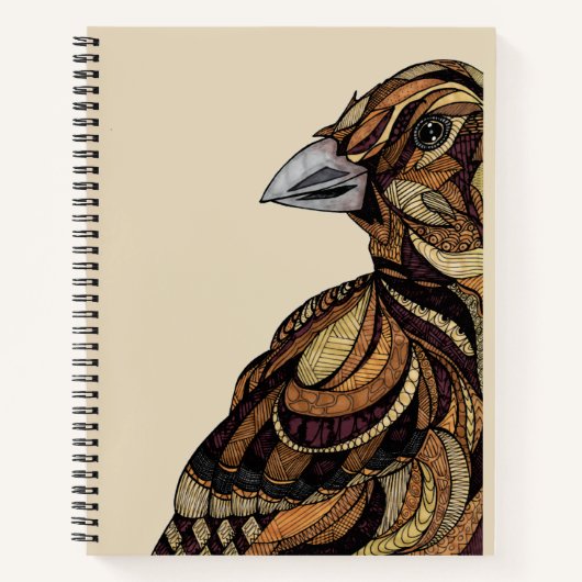 Sparrow Sketchbook Notitieboek (Voorkant)
