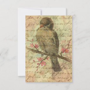  Sparrow sparen de datum voor bruiloft