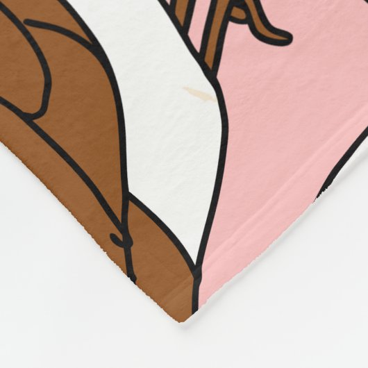 Sparrow vogel print patroon ontwerp fleece deken (Hoek)