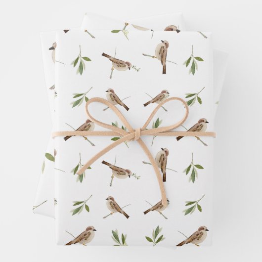 Sparrow Wrapping paper voor elke speciale gelegenh (In situ)