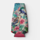 Sparrows Bouteille Glacière Beaux oiseaux (Devant)