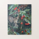 Sparrows in a Cherry Tree, Bruno Liljefors Legpuzzel (Verticaal)