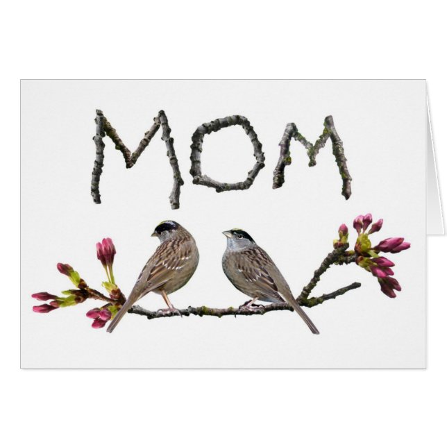 Sparrows Mumkaart (Voorkant Horizontaal)